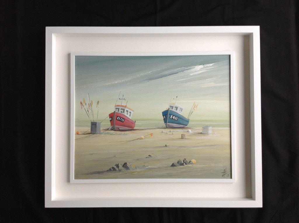 Beer, Devon - Home With The Catch image size 57cm x 68cm