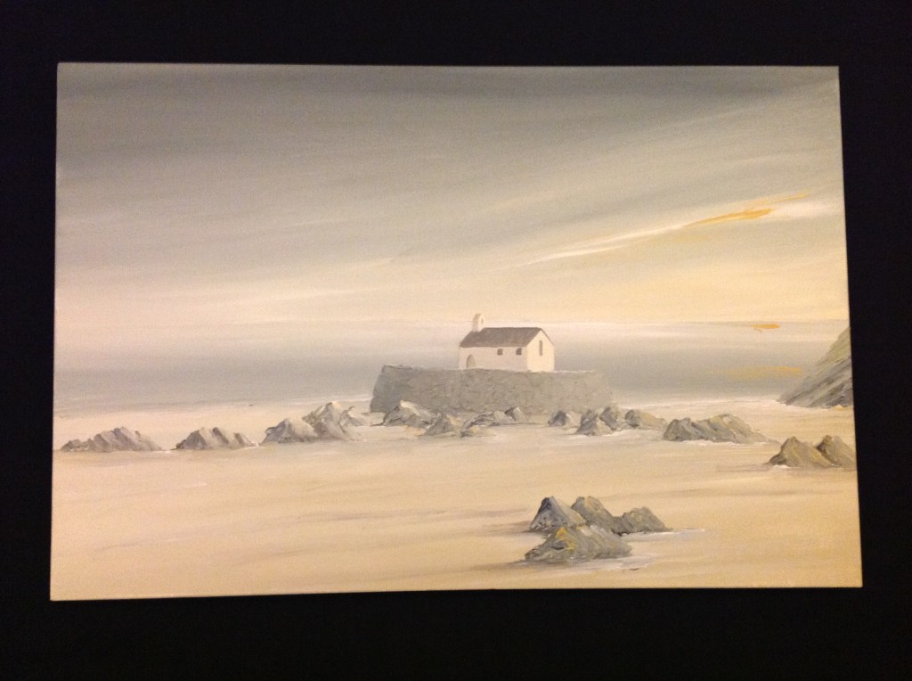 Porth Cwyfan, Anglesey Ref 134/13 size 60cm x 90xm