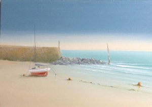 Harbour Nr Plouha, Brittany Image Size 70 x 50 Ref 82 15