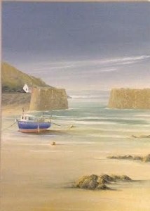 Porthgain Harbour, Pembs image size 70cm x 50cm Ref 44 15