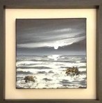 Wild Night -Trefin, Pembs image size 25cm x 25cm Ref 101 15