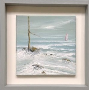 LE TEMPETE (STORM) PORS EVEN, BRITTANY REF 9 16 IMAGE SIZE 43X43